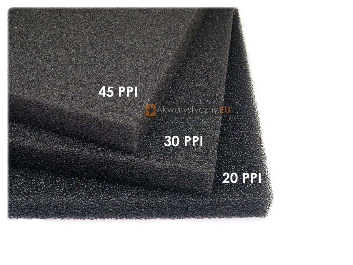 GĄBKA 30ppi 15x10x10cm wkład do filtra CZARNA | Sklep Akwarystyczny.EU